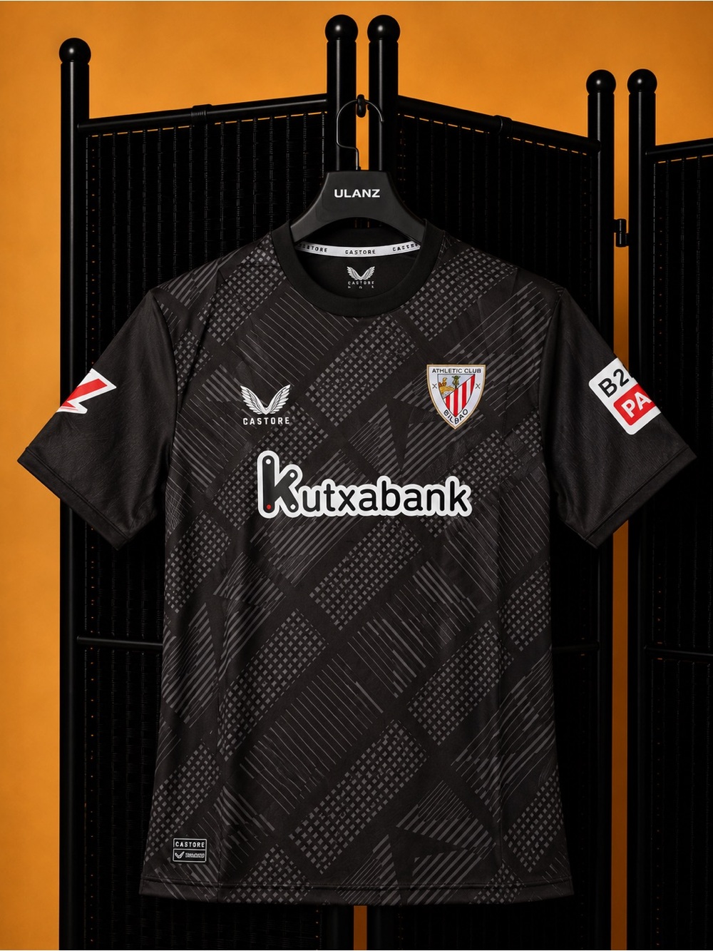 Athletic Club Men's Soccer Jersey Away Black